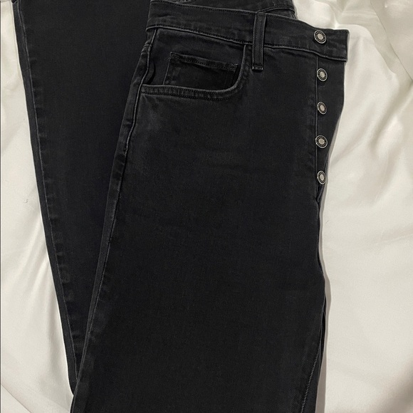 Favorite Daughter The Valentina Black Boulder Super High-Rise Flare Jean size 30 - Picture 3 of 5